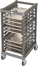 Cambro UPR1826H12580 Camshelving Ultimate Sheet Pan Rack - Half Size 12 Pan Capacity with Zinc Casters - Brushed Graphite Case of 1