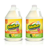 Disinfectant Concentrate and Odor Eliminator by OdoBan – 128 Fl Oz (Pack of 2), Plastic, Clear, Model 911661