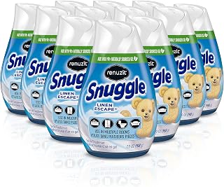 Renuzit Snuggle Linen Escape Adjustable Air Freshener, 7oz Cone (Pack of 12)