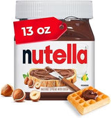 Nutella Creamy Chocolate Hazelnut Spread with Cocoa, Sweet topping for breakfast and desserts, 13 oz
