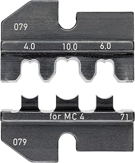 KNIPEX 97 49 71 Crimping die for MC4® and MC4® Evo 2 for 4, 6 and 10 mm² (12, 10 and 8 AWG)