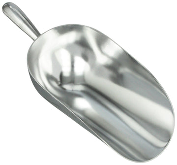 85-Ounce Cast Aluminum Scoop by CRESTWARE – 16.5 x 13.5 x 20.5 inches, 85.0 ounces, Aluminum, Silver, Model AS85