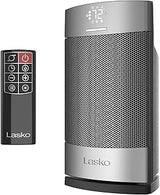 Lasko Ellipse Ceramic Tabletop Space Heater - 12” - CD12951 - Silver