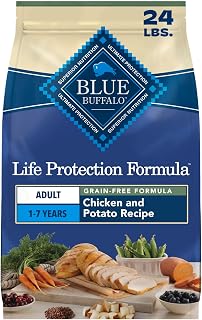 Blue Buffalo Life Protection Formula Chicken & Potatoes Dry Dog Food, 24 lb