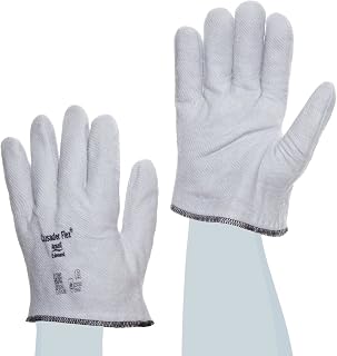 Ansell Crusader Flex 42-445 Nitrile High Temperature Glove, Coated on Non-Woven Felt Liner, X-Large (Pack of 12 Pairs)