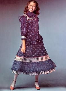 Simplicity S3212 Women's Vintage Gunne Sax Two-Piece Dress Sewing Pattern by Jessica McClintock, Sizes 6-14