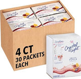Crystal Light Sugar-Free Fruit Punch On-The-Go Powdered Drink Mix 120 Count, 30 Count (Pack of 4)