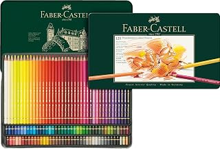 Faber-Castell Polychromos Artists' Color Pencils - Tin of 120 Colors - Premium Quality Artist Pencils