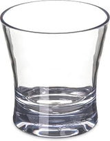 Carlisle FoodService Products Alibi Rocks Glass for Restaurant, Kitchen, and Bar, Plastic, 9 Ounces, Clear