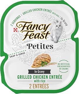 Purina Fancy Feast Petites Grilled Chicken Wet Cat Food, 2.8 oz, 12-Pack