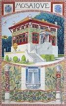Mosaic of a Fancy Home- 1905- Rene Binet Poster Print by Cesar Ojeda (24 x 36)