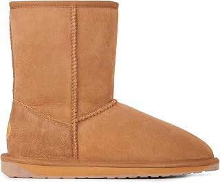 EMU Womens Boots Stinger Lo Sheepskin Lining Chestnut W10002 SZ 5 M