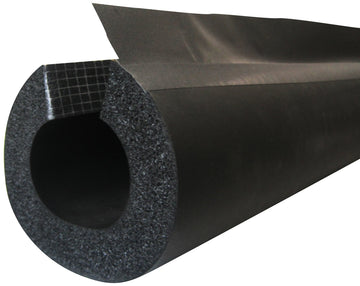 NBR/PVC Insul-Lock DS Tube with PVC Overlap Tape by K-Flex – Black, Pack of 52, Model 6RXLO048048