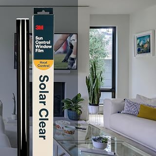 3M Sun Control Window Film Solar Clear 314X6SCC-4, 4' x 6.5'