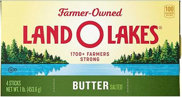 Land O Lakes Salted Butter, 1 lb in 4 Sticks - 36 per case