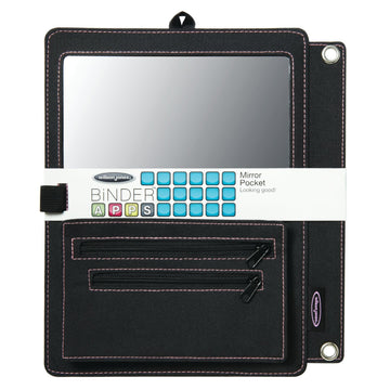Mirror Wrap with Pocket by Wilson Jones – Black, Model W20254