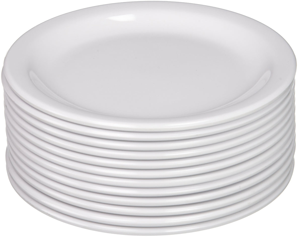 Winco 6-3/8" / White / Modern Dinner Plates
