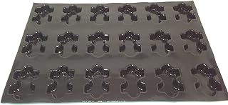 Sasa Demarle FP 1186 Flexipan Origine Silicone-Fiberglass Baking Mold with 18 Jigsaw-Puzzle-Piece Cavities, Each 2-1/2 Inch x 4 Inch x 1 Inch High