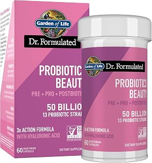 Garden of Life Dr. Formulated Beauty Probiotics with Biotin, 50B CFU, 60ct