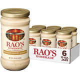 Garlic Alfredo Sauce by Rao's Homemade – 15 Ounce (Pack of 6), Sauce, Pack of 6