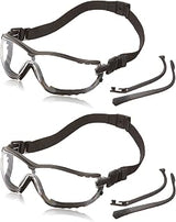 Pyramex V2G Safety Glasses (Clear Anti-Fog Lens GB1810ST) (2 Pair)