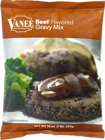 Foods Beef Flavored Gravy Mix by VANEE – Pack of 8