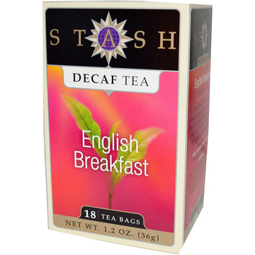 Tea Decaf English Breakfast Tea - 18 ct by Stash – 18 Count (Pack of 1), No Color, Model 8278