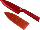 Kuhn Rikon Color Plus Santoku Knife, Large, Red