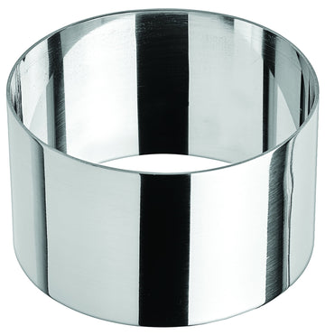 Round Pastry Mold by Winco – 3", 3.0 inches, Stainless Steel, Silver, Model SPM-31R