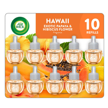 Plug-In Scented Oil Refills by Air Wick – 10 Count (Pack of 1), Multicolor, Pack of 10