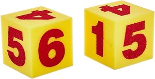 Learning Resources Giant Soft Cubes, Numerals