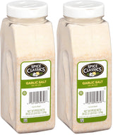 Garlic Salt by Spice Classics – 38 Ounce (Pack of 2), Garlic Salt 38 Oz (Pack of 6)