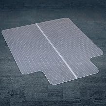 Aleco Office Chair Mat for Carpet - 36W x 48L with 20 x 10 Lip - Straight Edge