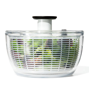OXO Good Grips Salad Spinner, 6.22 Quart Capacity, White