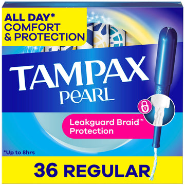 Pearl Tampons for Women by Tampax – Regular, Bamboo, Model PT118042-073010004559558