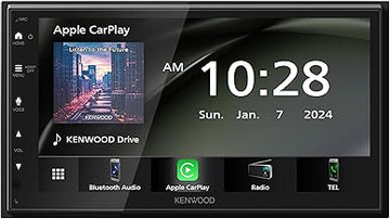KENWOOD DMX50S 6.8" Capacitive Touchscreen Digital Multimedia Receiver – Wired Apple CarPlay, Android Auto, Bluetooth, USB Mirroring, iDatalink Maestro Ready (Renewed)