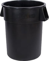 Carlisle FoodService Products CFS 34105503 Bronco Round Waste Container Only, 55 Gallon, Black (Pack of 2)