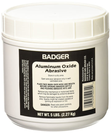 5 lb Net Weight Aluminum Oxide Abrasive by Badger – Aluminum Oxide, Factory, Model 50-270