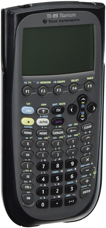 TI-89 Titanium Graphing Calculator by Texas Instruments – One Size, titanium, Gray, Model TI89TITANIUM