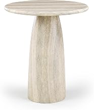 Meridian Furniture Cosenza Travertine Concrete Indoor/Outdoor Counter High Table