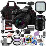 LUMIX S5 II Mirrorless Camera with 20-60mm Lens Bundle + Accessory Package with 64GB Memory by Panasonic – Black, Pack of 32, Model BH52-S5II2060-71626