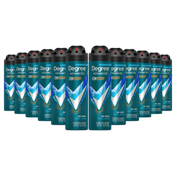 Men Antiperspirant Deodorant Dry Spray Cool Rush by Degree – 3.8 Ounce (Pack of 12), Pack of 12, Model 10079400343700