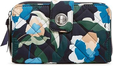 Vera Bradley Women's Performance Twill Turnlock Wallet With RFID Protection
