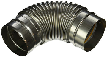VP4-90ELBOW 90 Degree elbow vent pipe for 4" Stainless Steel by Noritz – 4, Alloy Steel, Iron, Model GID-503473