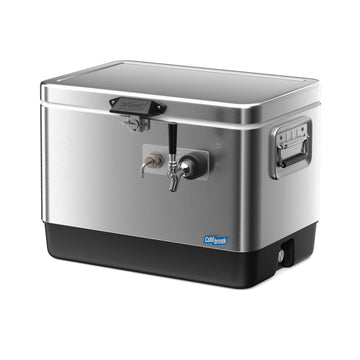Coldbreak Brewing, LLC JOCK Stainless Steel Jockey Box, 54 qt., Silver - 1 Input Coil