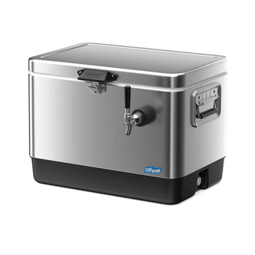 Coldbreak Brewing, LLC JOCK Stainless Steel Jockey Box, 54 qt., Silver - 1 Input Coil