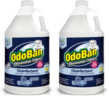 Disinfectant Concentrate and Odor Eliminator by OdoBan – 128 Fl Oz (Pack of 2), Clear, Model 911901