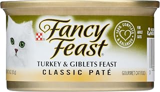 Fancy Feast Cat Turkey & Giblets Food, 3 oz