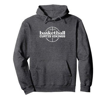 Curtis Vikings Pullover Hoodie by Curtis Vikings Official High School Gear – Polyester, Blue, Model 6MKVRFZ9FTN