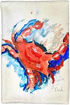 Betsy's Red Crab Kitchen Towel - 16x25